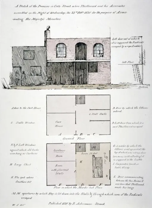 Framed Print : Cato Street conspiracy, 1820 Framed Print : Cato Street conspiracy, 1820