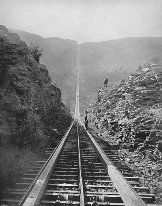 Framed Print : The Catskill Railway, 19th century Framed Print : The Catskill Railway, 19th century