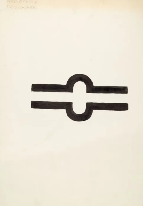 Framed Print : Cattle Brand, c. 1936. Creator: J. Henry Marley Framed Print : Cattle Brand, c. 1936. Creator: J. Henry Marley