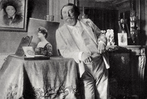 Catulle Mendes, French poet and man of letters, 1906