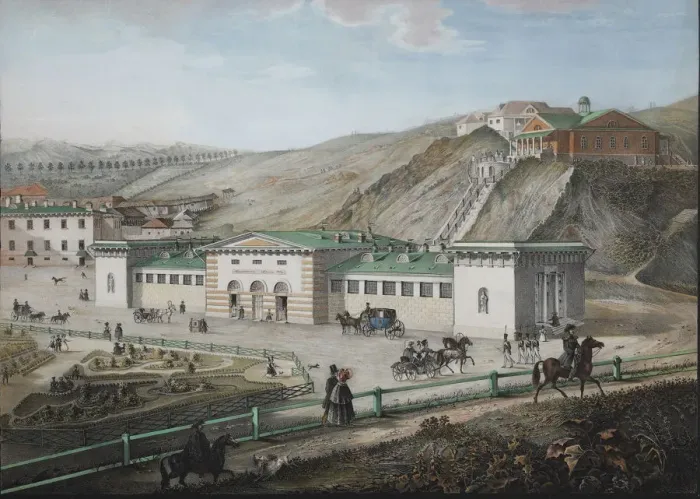 Framed Print : The Caucasian mineral springs, Mid of the 19th century. Artist: Beggrov, Karl Petrovich (1799-1875) Framed Print : The Caucasian mineral springs, Mid of the 19th century. Artist: Beggrov, Karl Petrovich (1799-1875)