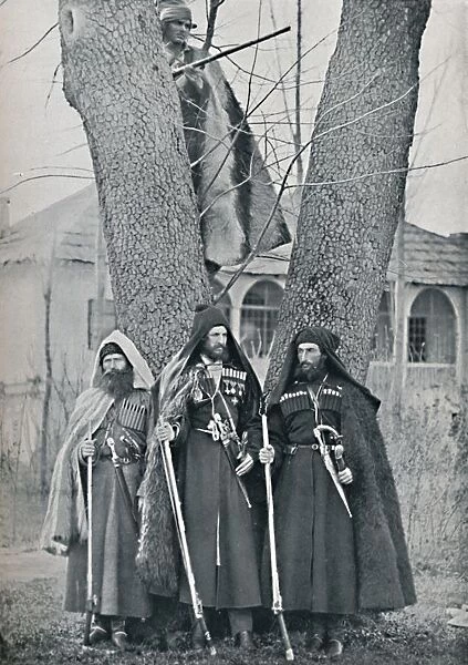 Caucasian soldiers, 1912