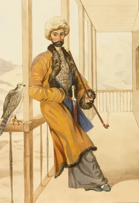 Framed Print : Caucasian traditional dress, 1840s. Artist: Gagarin, Grigori Grigorievich (1810-1893) Framed Print : Caucasian traditional dress, 1840s. Artist: Gagarin, Grigori Grigorievich (1810-1893)