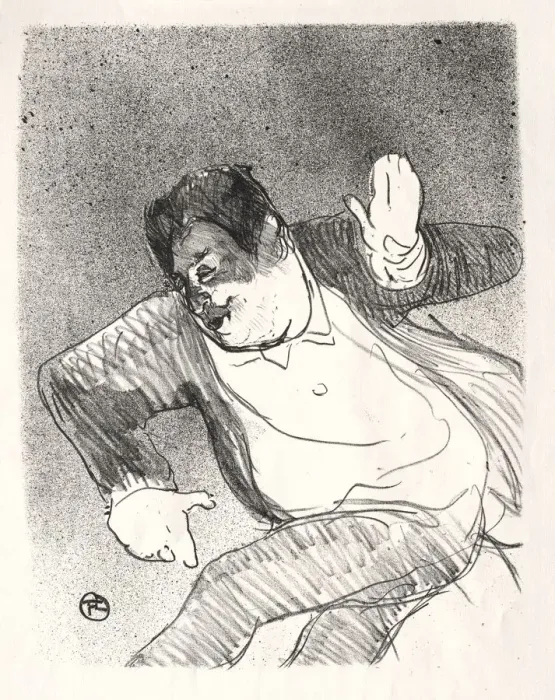 Framed Print : Caudieux, 1893. Creator: Henri de Toulouse-Lautrec (French, 1864-1901)