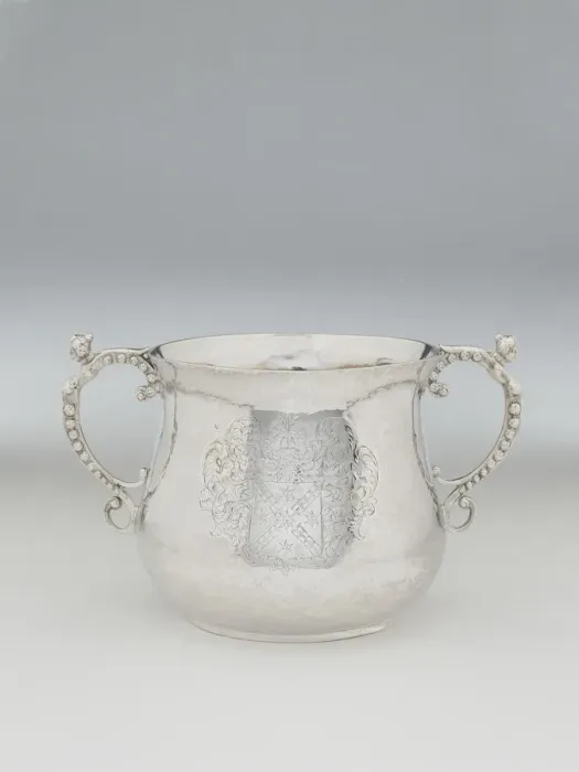 Framed Print : Caudle Cup, c. 1683. Creator: Cornelius Vander Burch Framed Print : Caudle Cup, c. 1683. Creator: Cornelius Vander Burch