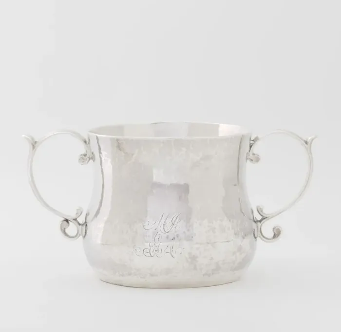 Framed Print : Caudle Cup, c. 1690. Creator: Jeremiah Dummer