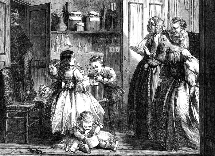 Framed Print : Caught!, 1860. Creator: Unknown. Caught!, 1860. Creator: Unknown Framed Print : Caught!, 1860. Creator: Unknown. Caught!, 1860. Creator: Unknown