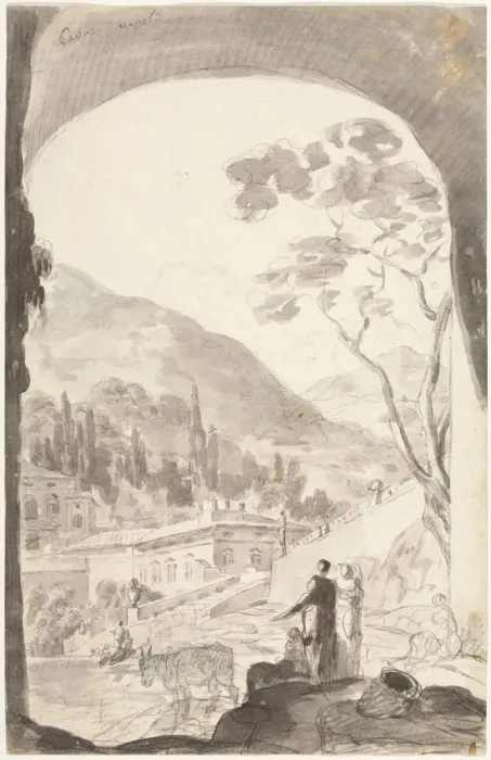 Framed Print : Cava Napoli, 1700s or 1800s. Creator: Jean-Honore Fragonard (French, 1732-1806) Framed Print : Cava Napoli, 1700s or 1800s. Creator: Jean-Honore Fragonard (French, 1732-1806)