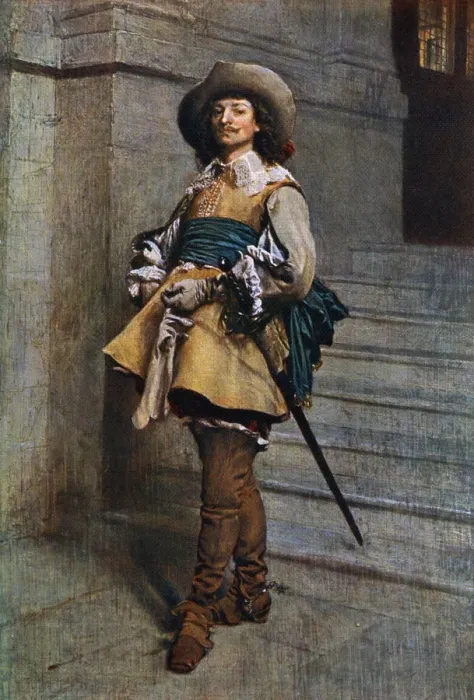 Framed Print : A Cavalier: time of Louis XIII, 1861, (1912). Artist: Jean Louis Ernest Meissonier Framed Print : A Cavalier: time of Louis XIII, 1861, (1912). Artist: Jean Louis Ernest Meissonier
