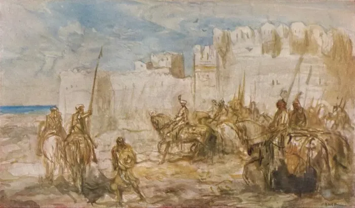 Framed Print : Cavalry, c1910. Artist: Marius Bauer Framed Print : Cavalry, c1910. Artist: Marius Bauer