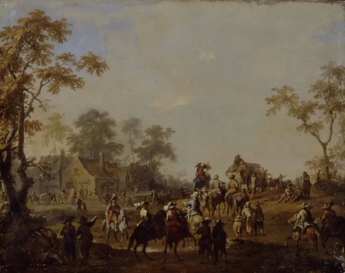 Framed Print : The Cavalry Departs