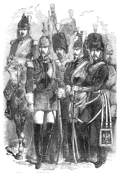 Cavalry of the French Imperial Guard, 1854. Creator: Unknown