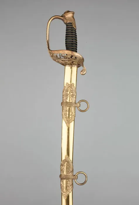 Framed Print : Cavalry Officers Saber with Scabbard, United States, c. 1860 / 65. Creator: Unknown Framed Print : Cavalry Officers Saber with Scabbard, United States, c. 1860 / 65. Creator: Unknown
