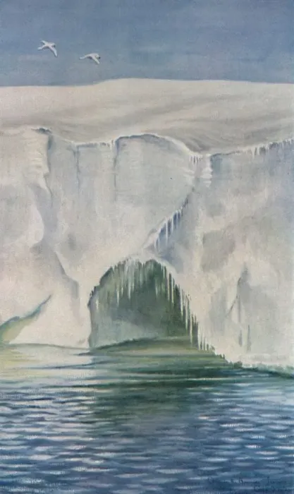 Framed Print : Cave in the Barrier, Cape Crozier, Jan. 4th, 1911, (1913). Artist: Edward Wilson Framed Print : Cave in the Barrier, Cape Crozier, Jan. 4th, 1911, (1913). Artist: Edward Wilson
