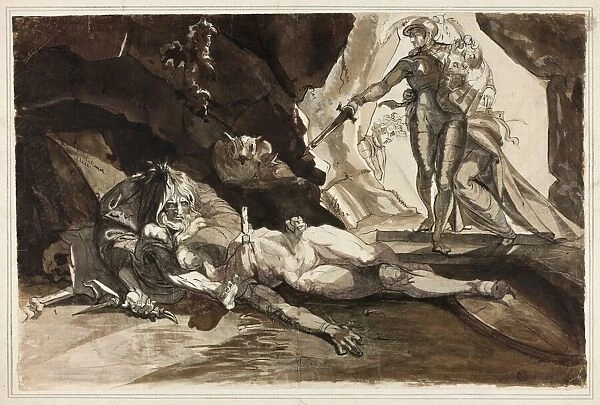 The Cave of Despair, c. 1769. Creator: Henry Fuseli