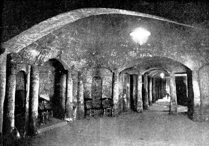Framed Print : Caves at Hastings: the Saloon, 1895. Creator: Unknown Framed Print : Caves at Hastings: the Saloon, 1895. Creator: Unknown