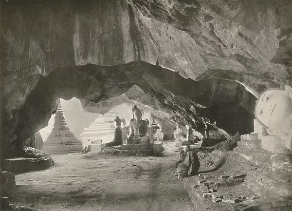 The Caves at Moulmein, 1900. Creator: Unknown