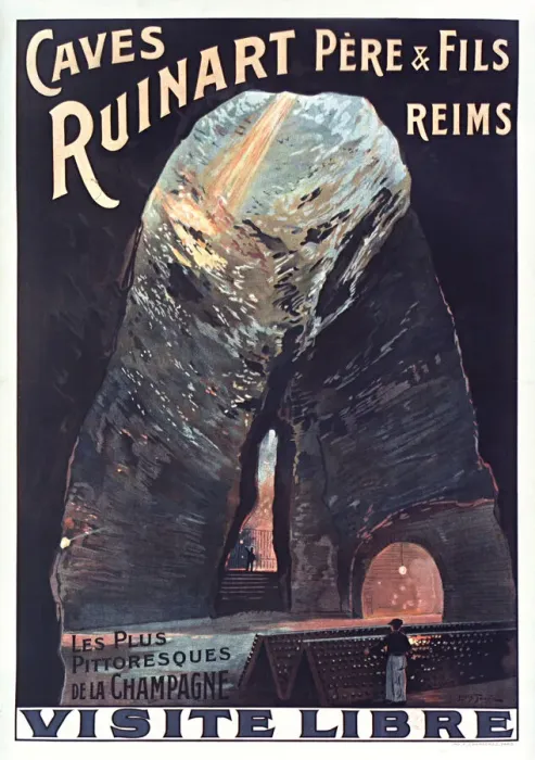 Framed Print : Caves Ruinart, 1914. Creator: Tauzin, Louis (1842-1915) Framed Print : Caves Ruinart, 1914. Creator: Tauzin, Louis (1842-1915)