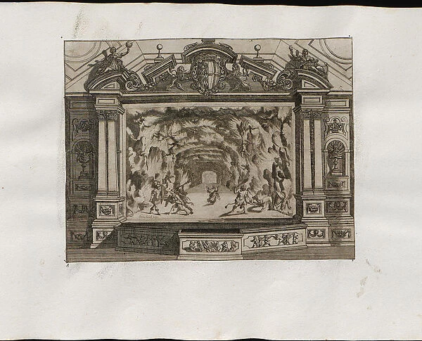 Caves of the Underworld. Opera Fedra incoronata by J. C. Kerll on 24 September 1662 in Munich, 16
