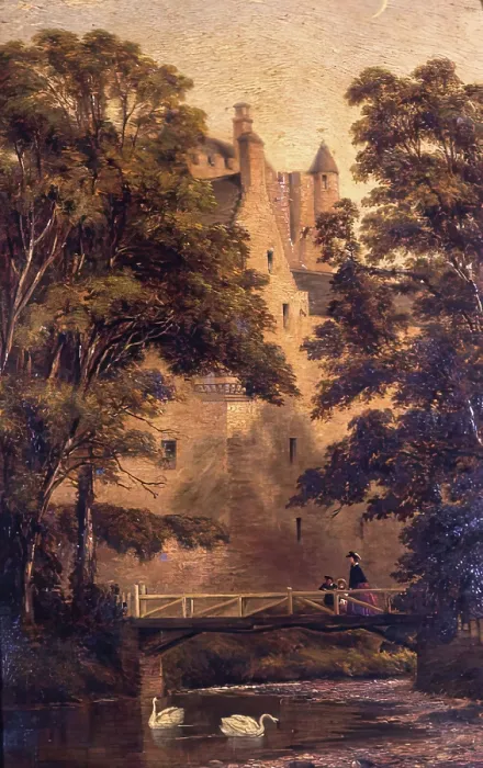 Framed Print : Cawdor Castle, 1863. Creator: George Reid Framed Print : Cawdor Castle, 1863. Creator: George Reid