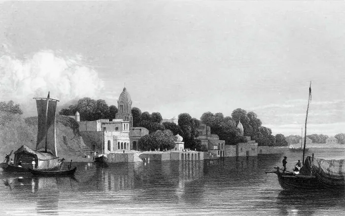 Framed Print : Cawnpore, 1834. Creator: Samuel Prout Framed Print : Cawnpore, 1834. Creator: Samuel Prout