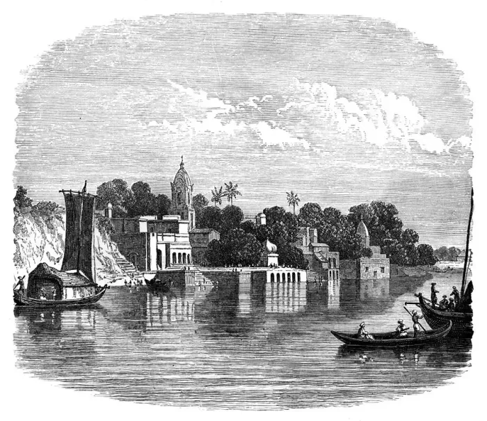 Framed Print : Cawnpore, India, c1888 Framed Print : Cawnpore, India, c1888