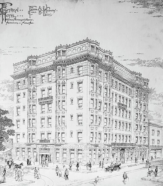 The Cawthon Hotel, between 1900 and 1910. Creator: William H. Jackson