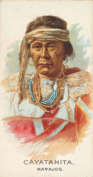 Cayatanita, Navajos, from the American Indian Chiefs series (N2) for Allen &