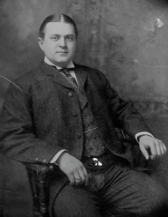 Framed Print : C.B. Gates seated, 1910. Creator: Bain News Service Framed Print : C.B. Gates seated, 1910. Creator: Bain News Service