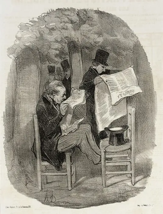 Framed Print : Ce que le bourgeois est convenu de nommer une petite distraction, 1846. Creator: Honore Daumier Framed Print : Ce que le bourgeois est convenu de nommer une petite distraction, 1846. Creator: Honore Daumier