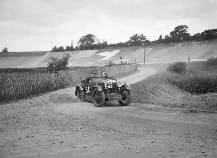 Framed Print : CE Woods MG M Le Mans, JCC Members Day, Brooklands, 4 July 1931. Artist: Bill Brunell Framed Print : CE Woods MG M Le Mans, JCC Members Day, Brooklands, 4 July 1931. Artist: Bill Brunell