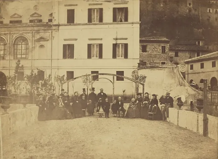 Framed Print : Ceccano, 1858-1865. Creator: Altobelli & Molins Framed Print : Ceccano, 1858-1865. Creator: Altobelli & Molins