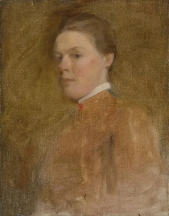 Framed Print : Cecilia Beaux Self-Portrait, c. 1889-1894. Creator: Cecilia Beaux Framed Print : Cecilia Beaux Self-Portrait, c. 1889-1894. Creator: Cecilia Beaux