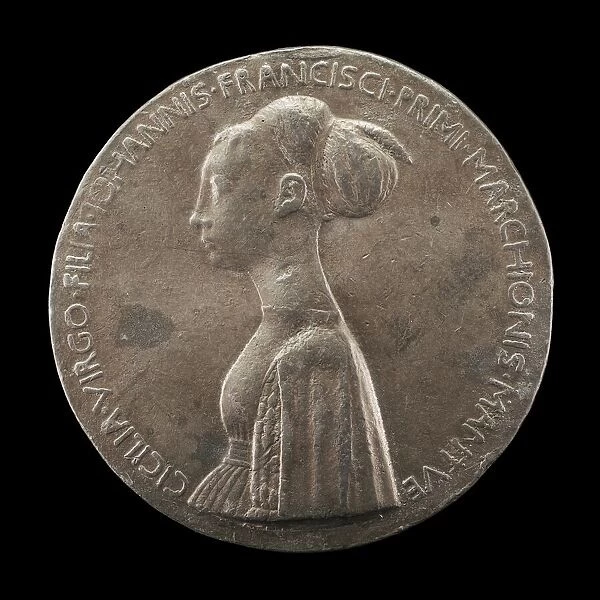 Cecilia Gonzaga, 1426-1451, daughter of Gianfrancesco I [obverse], 1447