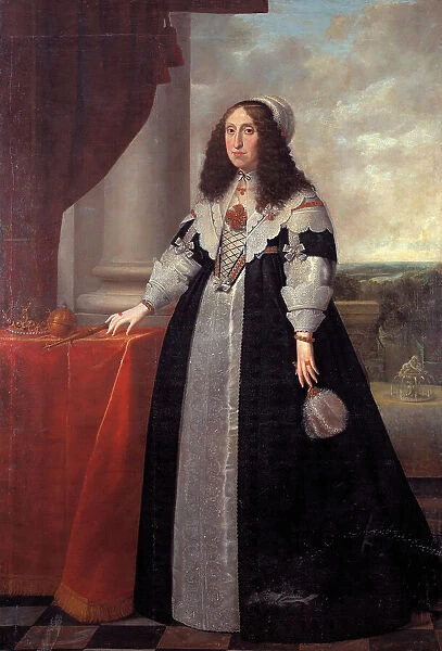 Cecilia Renata, 1611–1644, Archduchess of Austria, queen of Poland, married... 1643. Creator: Peter Danckerts de Rij