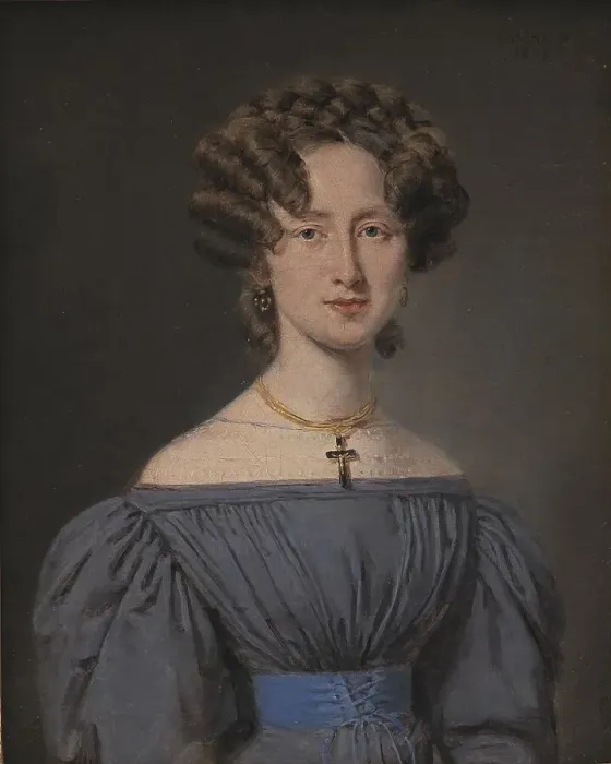Framed Print : Cecilie Lonborg, who married ship's quartermaster Theodor Emil Ludvigsen in 1830, (1829). Creator: Christian Albrecht Jensen Framed Print : Cecilie Lonborg, who married ship's quartermaster Theodor Emil Ludvigsen in 1830, (1829). Creator: Christian Albrecht Jensen