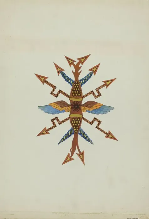 Framed Print : Ceiling Ornament, c. 1936. Creator: Dana Bartlett Framed Print : Ceiling Ornament, c. 1936. Creator: Dana Bartlett