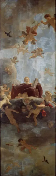 Framed Print : Ceiling Orphans Chamber, 1656. Artist: Holsteijn, Cornelis (1618-1658) Framed Print : Ceiling Orphans Chamber, 1656. Artist: Holsteijn, Cornelis (1618-1658)