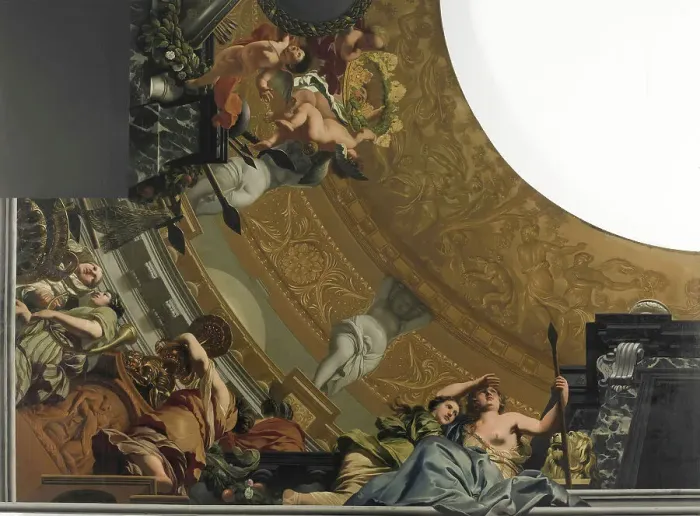 Framed Print : Ceiling painting of mythological figures, c.1676-c.1682. Creator: Gerard de Lairesse Framed Print : Ceiling painting of mythological figures, c.1676-c.1682. Creator: Gerard de Lairesse