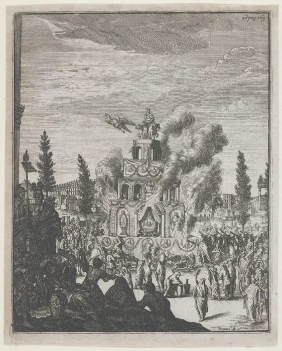 Framed Print : A Celebration, ca. 1675-1719. Creator: Johann Ulrich Kraus Framed Print : A Celebration, ca. 1675-1719. Creator: Johann Ulrich Kraus