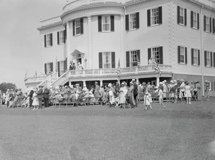 Framed Print : Celebration at the General Knox estate, 1931 July 25. Creator: Arnold Genthe Framed Print : Celebration at the General Knox estate, 1931 July 25. Creator: Arnold Genthe