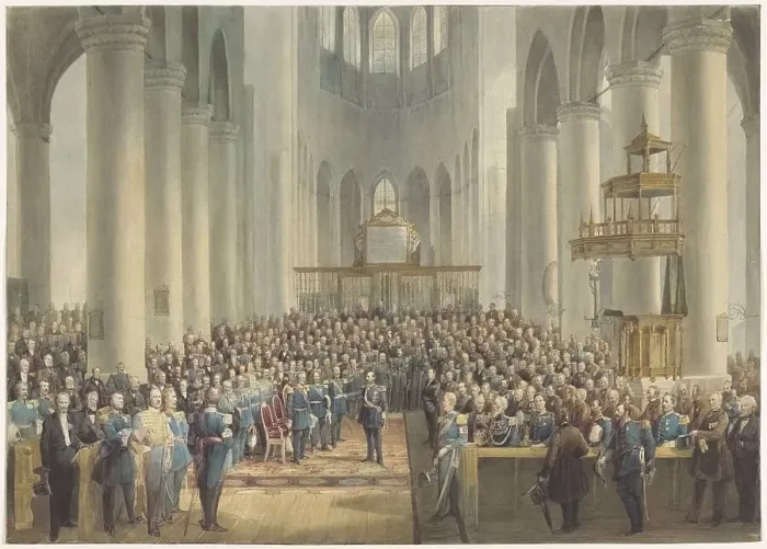 Framed Print : Celebration in honour of the veterans of 1813-1815, 26-27 June 1865, (1865). Creator: Anon Framed Print : Celebration in honour of the veterans of 1813-1815, 26-27 June 1865, (1865). Creator: Anon