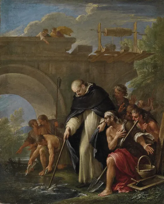 Framed Print : The Celebration Miracle of Saint Vincent Ferrer, Second Half of the 17th cen. Creator: Lauri, Filippo (1623-1694) Framed Print : The Celebration Miracle of Saint Vincent Ferrer, Second Half of the 17th cen. Creator: Lauri, Filippo (1623-1694)