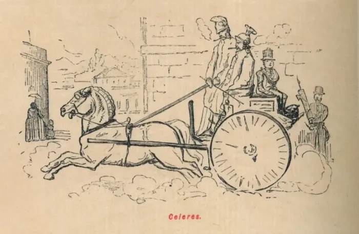 Framed Print : Celeres, 1852. Artist: John Leech