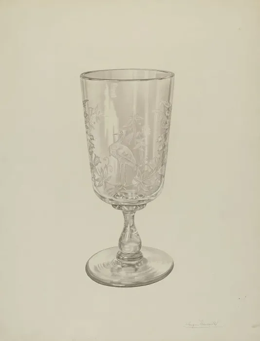 Framed Print : Celery Vase, c. 1939. Creator: Palmyra Pimentel Framed Print : Celery Vase, c. 1939. Creator: Palmyra Pimentel