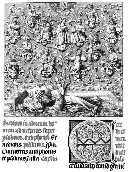 Framed Print : Celestial concert, 15th century (1849). Artist: A Bisson Framed Print : Celestial concert, 15th century (1849). Artist: A Bisson