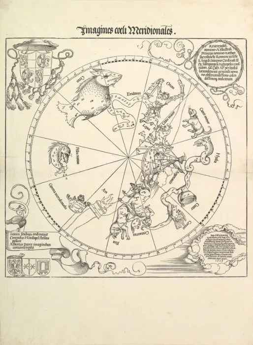 Framed Print : The Celestial Globe-Southern Hemisphere, 1515. Creator: Albrecht Durer Framed Print : The Celestial Globe-Southern Hemisphere, 1515. Creator: Albrecht Durer
