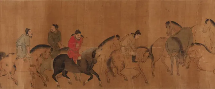 Framed Print : Celestial Horses, Late Ming dynasty, 17th century. Creator: Unknown Framed Print : Celestial Horses, Late Ming dynasty, 17th century. Creator: Unknown