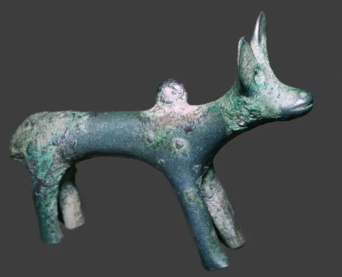 Framed Print : Celtic bronze boar, Hounslow, Middlesex, England, Iron Age, 1st century BC- 1st century AD