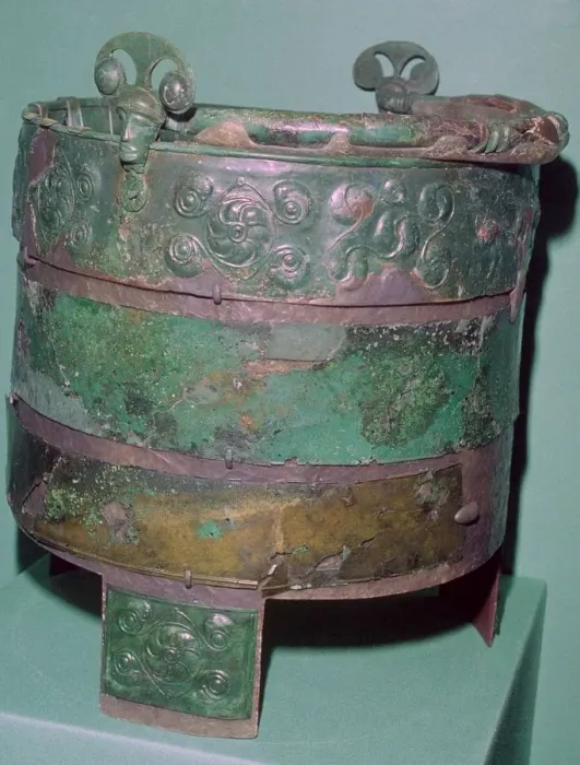 Framed Print : A Celtic bronze bucket Framed Print : A Celtic bronze bucket